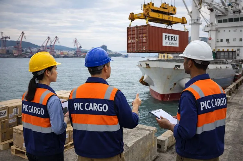 Operación marítima y salida desde puerto secundario (referencial)