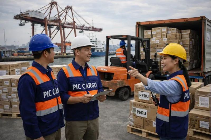 Salida de carga desde puerto secundario (referencial)