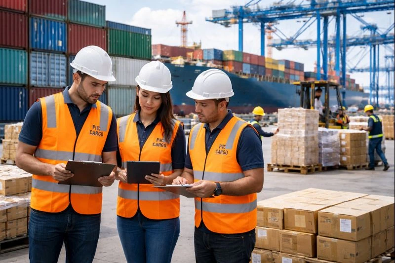 Ruta logística interna hacia puerto (referencial)