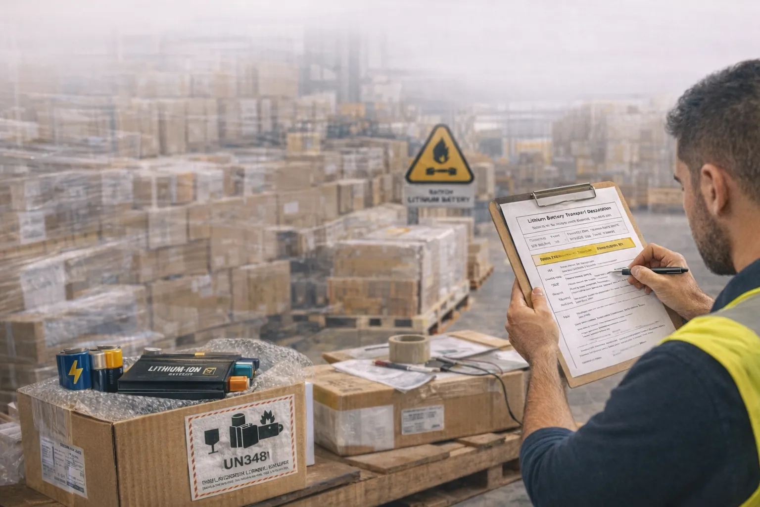 Control y verificación de mercancía sensible en almacén