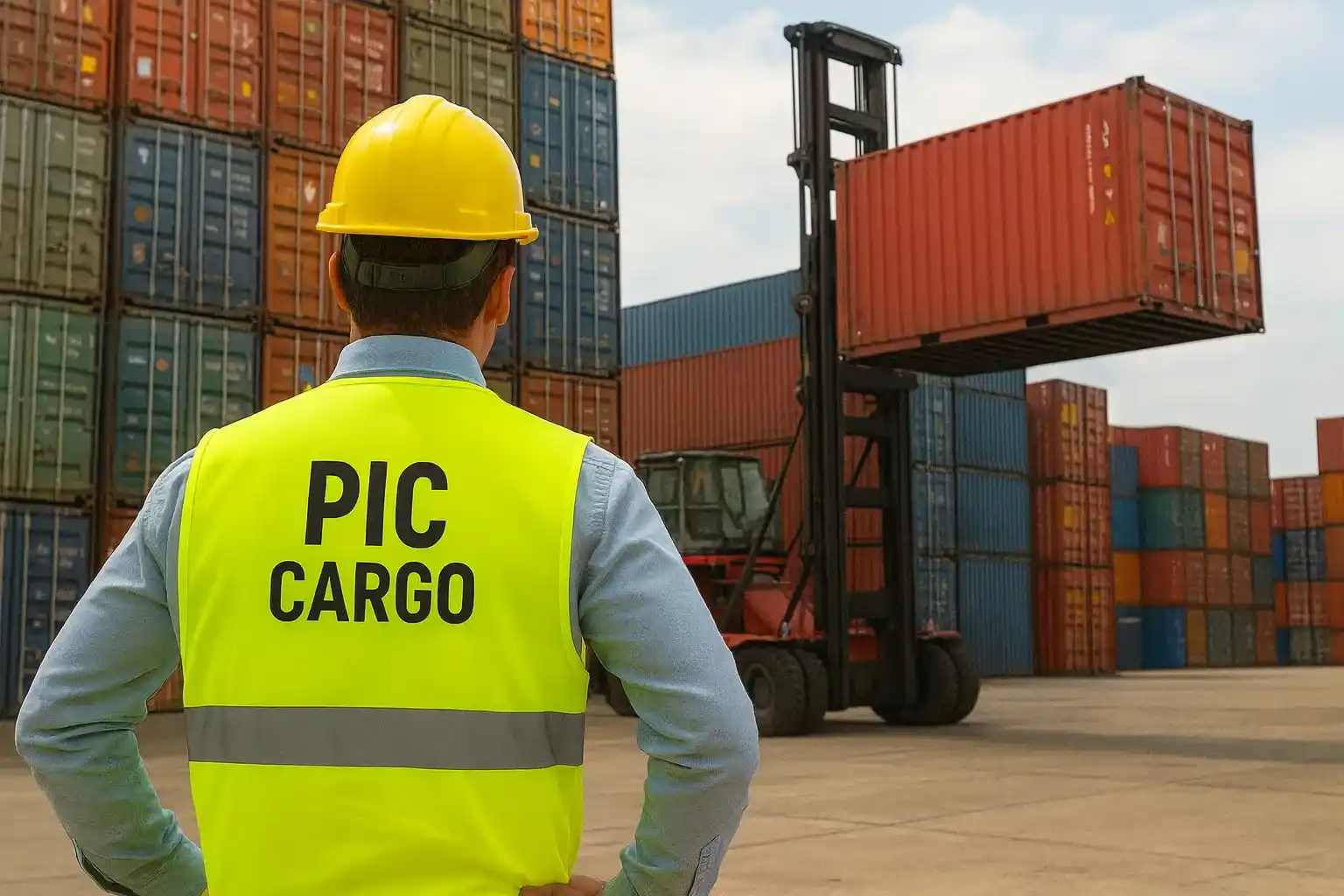 Volúmenes comerciales y pallets de mercancía