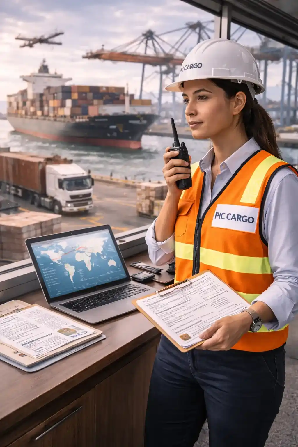 Embarque y seguimiento de carga internacional