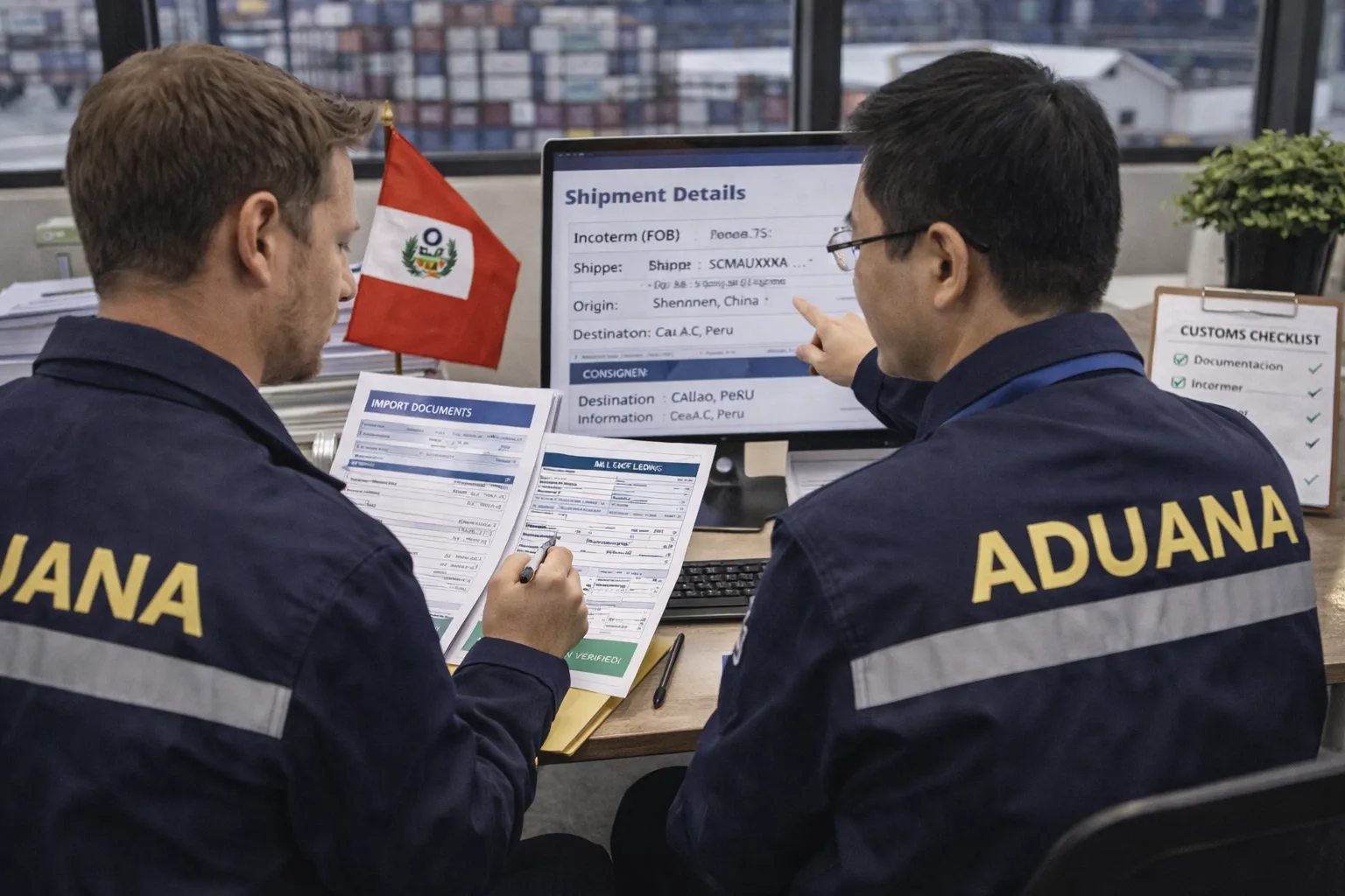 Control documental antes del envío internacional