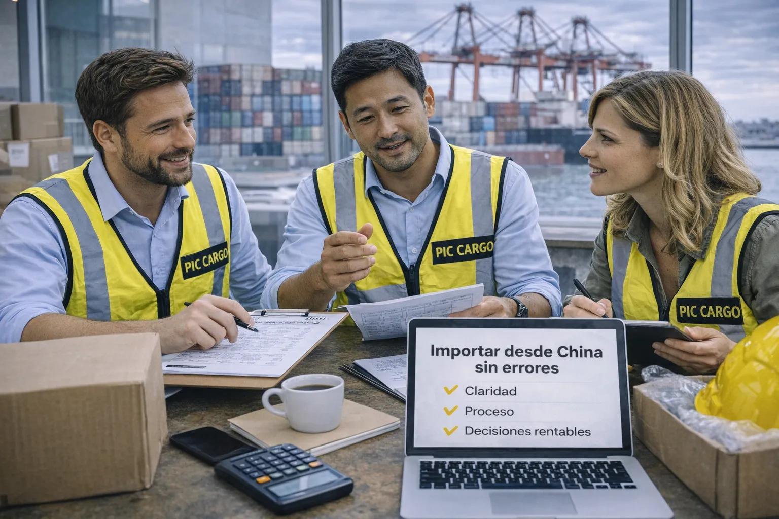 Proceso de importación planificado desde el inicio