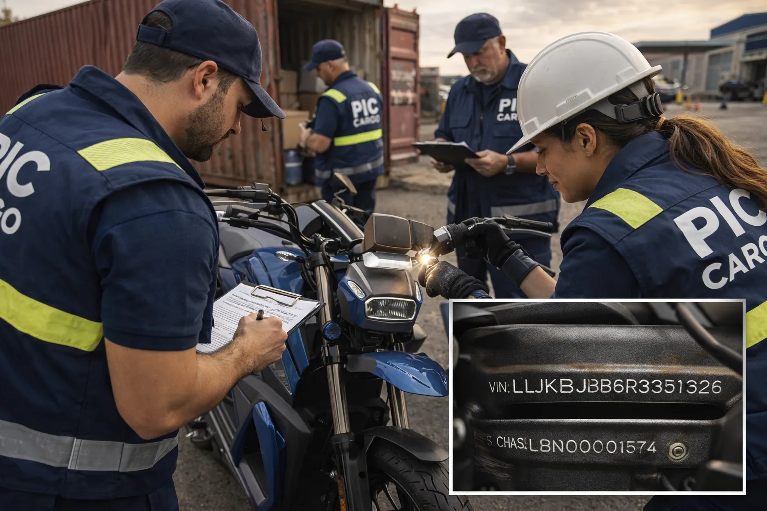 Motos eléctricas listas para embarque internacional