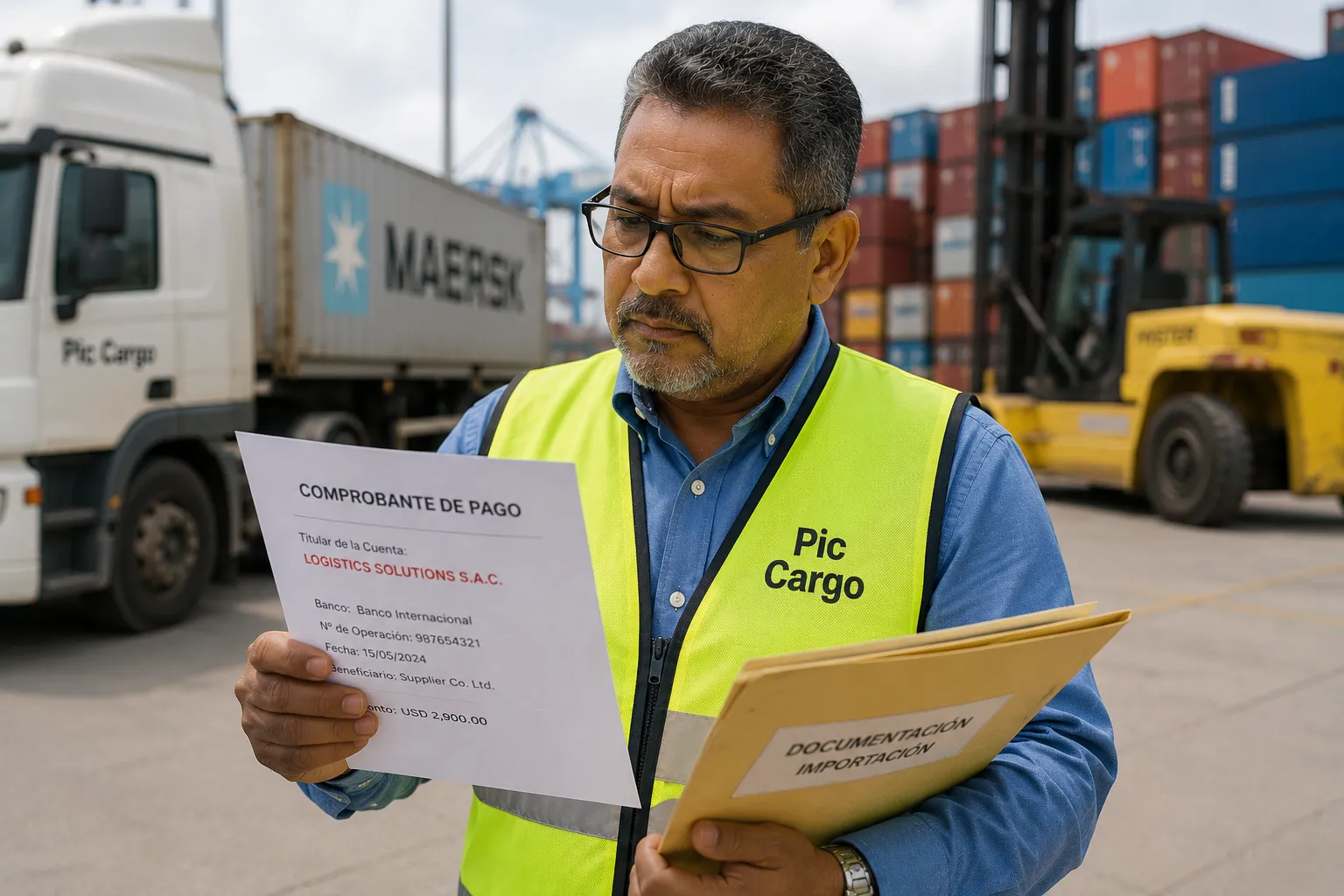 Comprobantes de pago que no coinciden con el importador